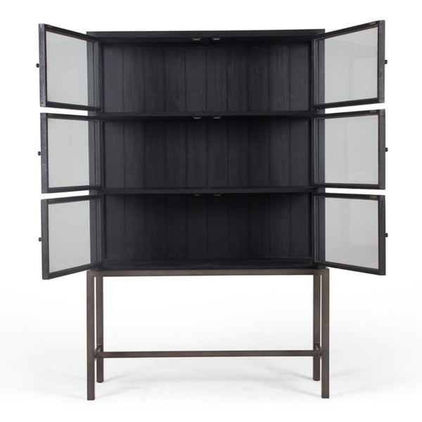 Curio Display Cabinet - Black