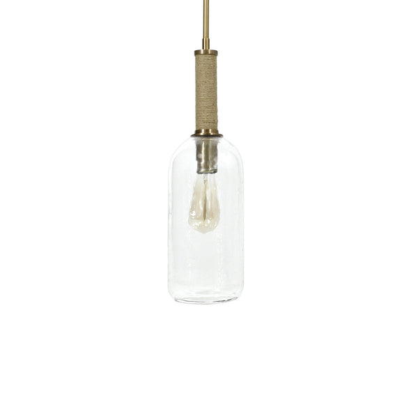 Bronson Pendant Long - Brass