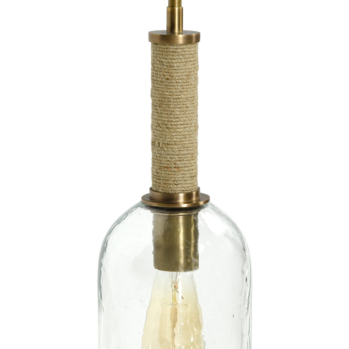 Bronson Pendant Long - Brass