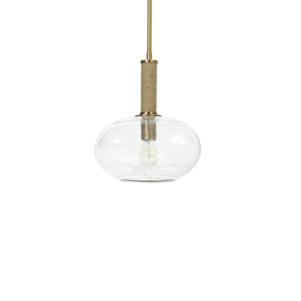 Bronson Pendant Wide - Brass