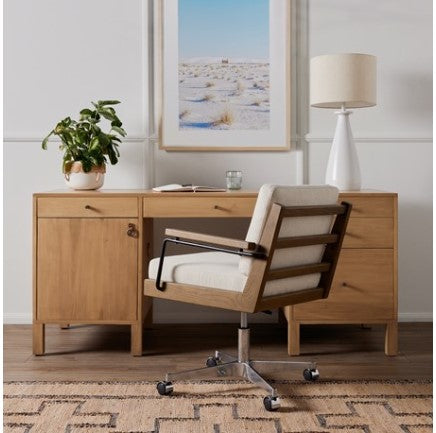 Isabelle Executive Desk - Natural