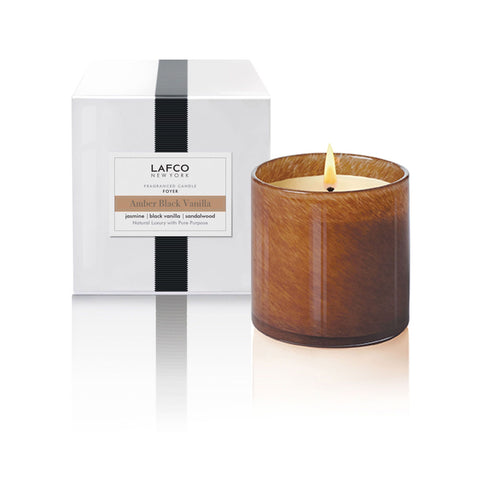 Amber Black Vanilla 'Foyer' Candle