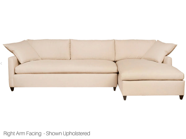 Louis 2pc Sectional - Essentials Collection