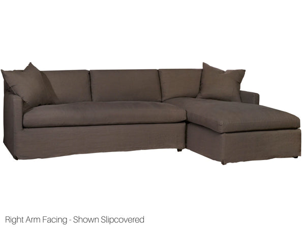 Louis 2pc Sectional - Essentials Collection