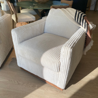 Allie Swivel Chair - Ivory