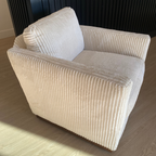 Allie Swivel Chair - Ivory