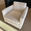 Allie Swivel Chair - Ivory