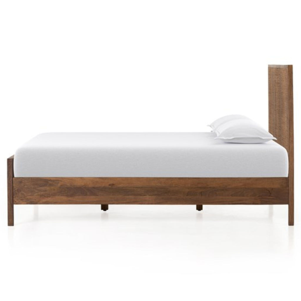 Melbourne Bed - Brown Wash