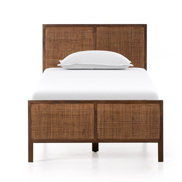 Melbourne Bed - Brown Wash