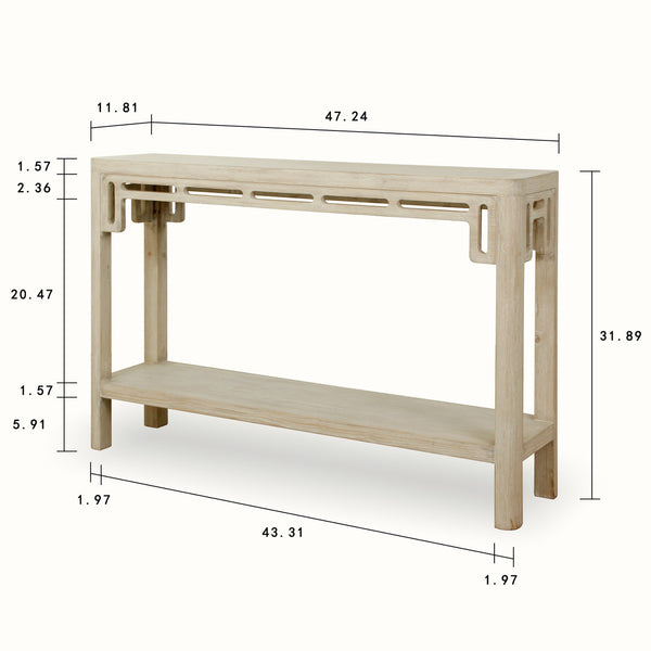 Ming Arch Console Table - Small