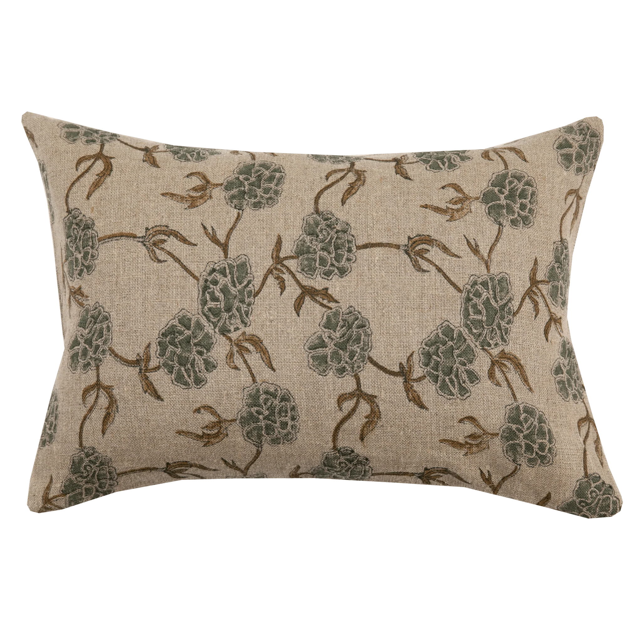 Modern Marigold Pillow - Olive