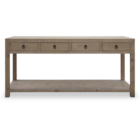 Naples 4 Drawer Console