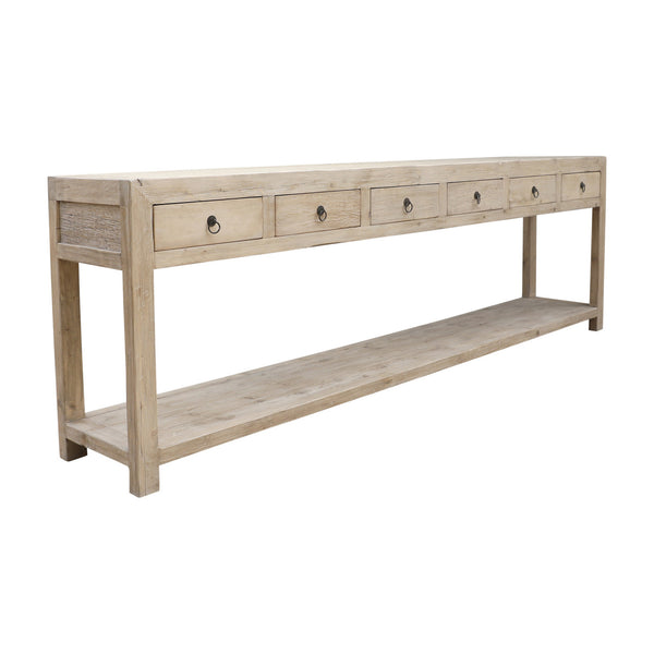 Naples Console Table 6-Drawers