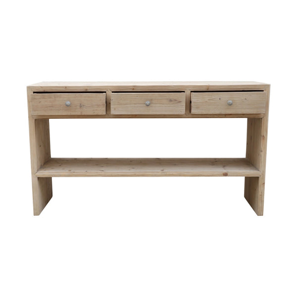 Naples 3 Drawer Console