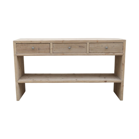 Naples 3 Drawer Console