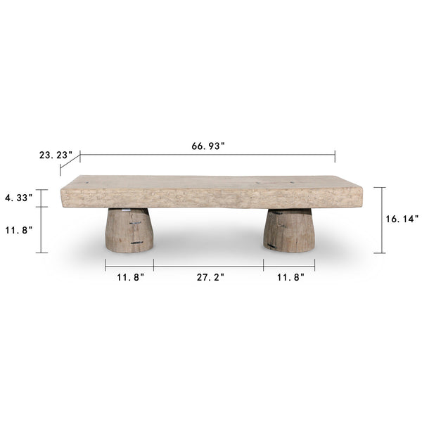 Naples Live Edge Coffee Table