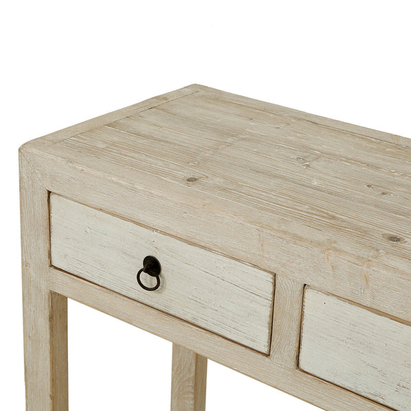 Naples Two-Tone 4-Drawer Console Table