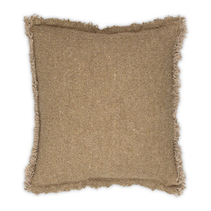 Riley Frayed Pillow - Artichoke