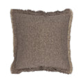 Riley Frayed Pillow - Driftwood
