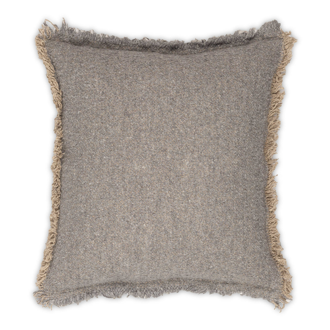 Riley Frayed Pillow - Livid