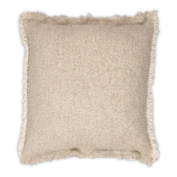 Riley Frayed Pillow - Oatmeal