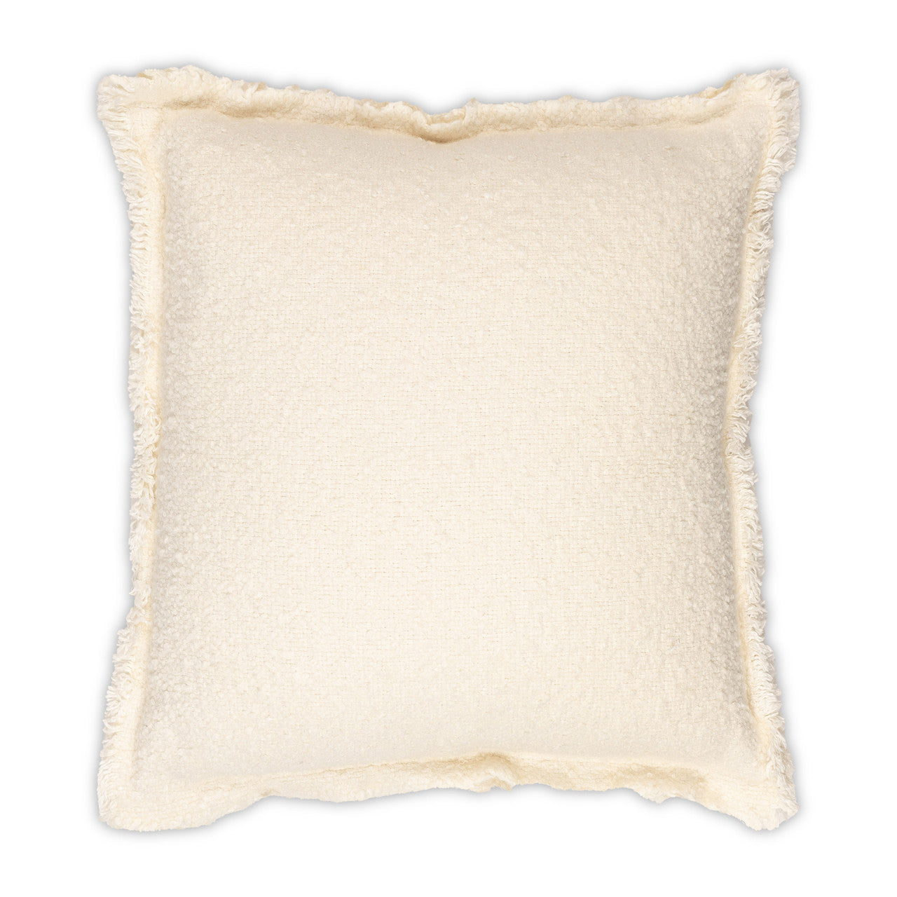 Riley Frayed Pillow - Oyster