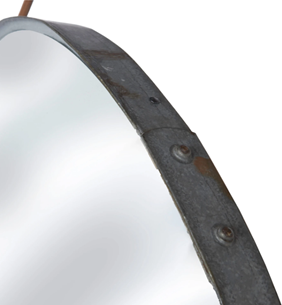 Wine Barrel Mirror