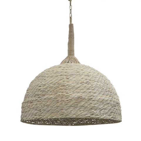 Wisteria Oversized Pendant, White Sand