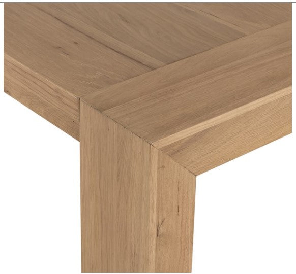 Caprice Dining Table - Light Oak Resin