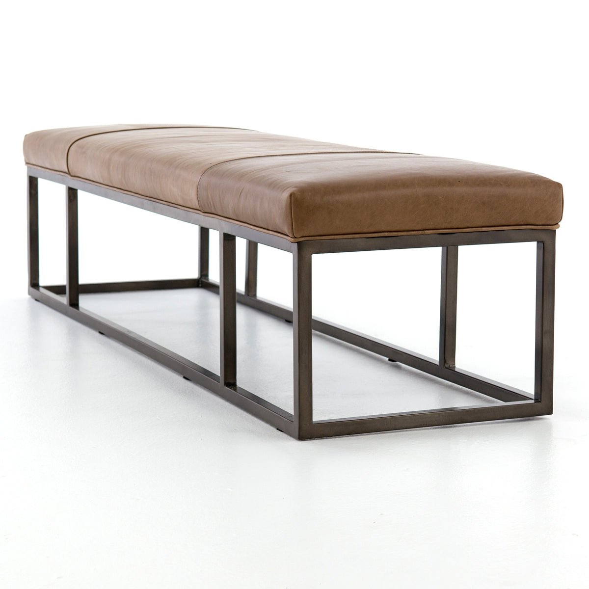 Beauford Bench - Warm Taupe