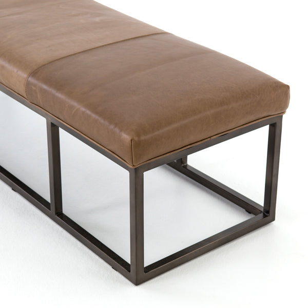 Beauford Bench - Warm Taupe