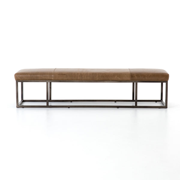 Beauford Bench - Warm Taupe