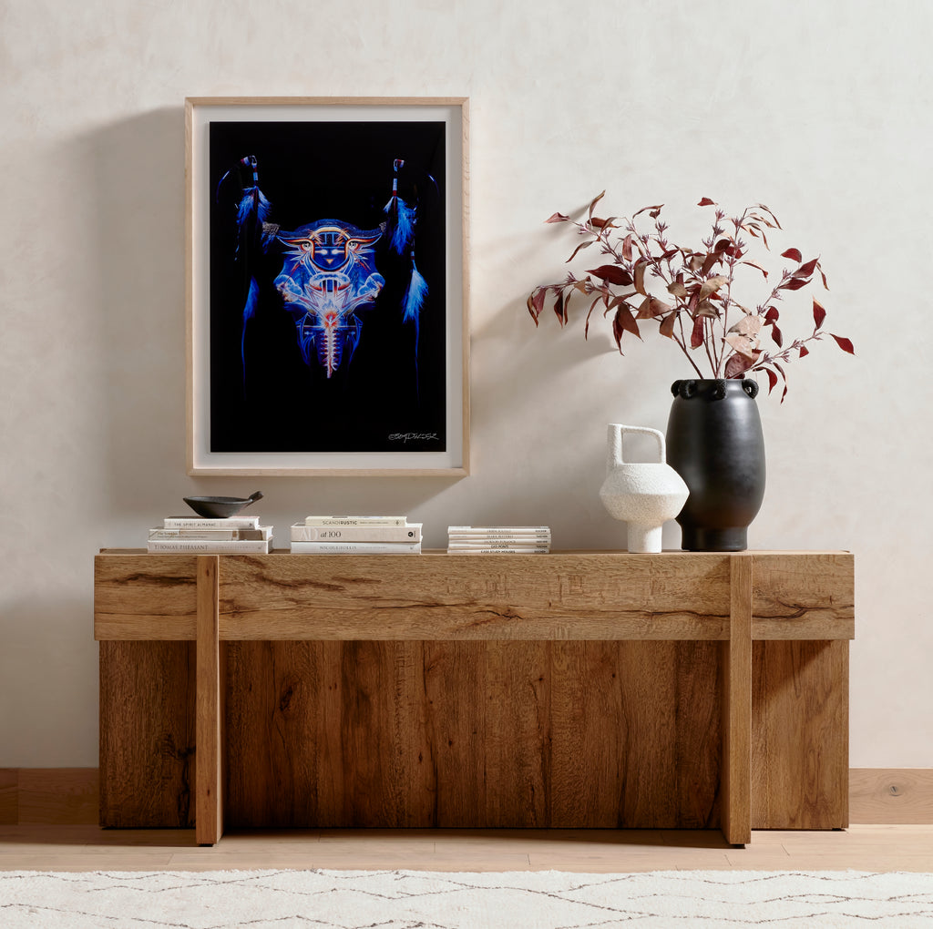 Beckham Console Table - Rustic Oak