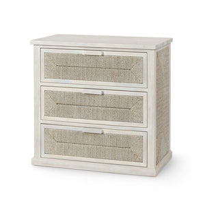 Santa Barbara 3 Drawer Chest - White Wash