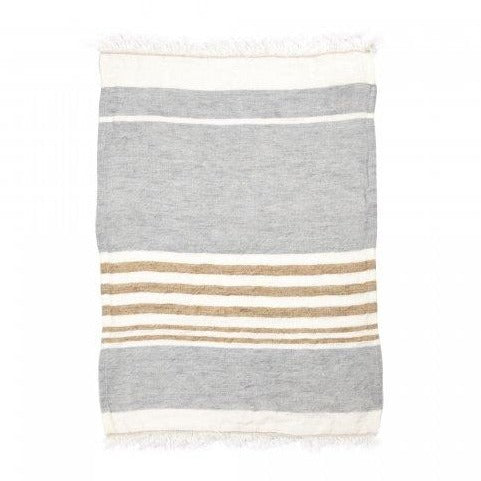 Belgian Fouta - Ash Stripe