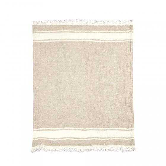 Belgian Fouta - Flax Stripe