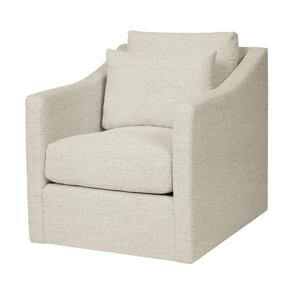 Rebecca Swivel Chair - Clayton Flax