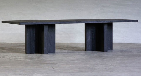 Charcoal Dining Table - 9 ft.