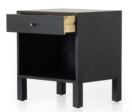 Isabelle Nightstand - Black Wash