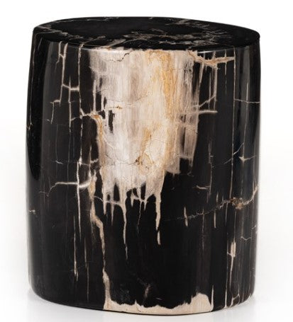 Kara End Table - Dark Petrified Wood