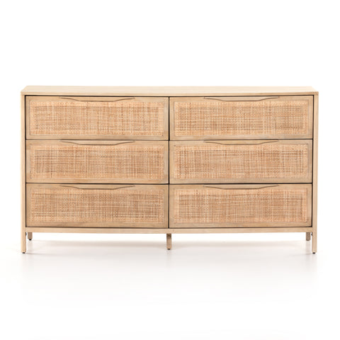 Melbourne 6 Drawer Dresser - Natural