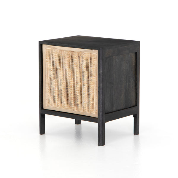 Melbourne Nightstand - Black & Natural