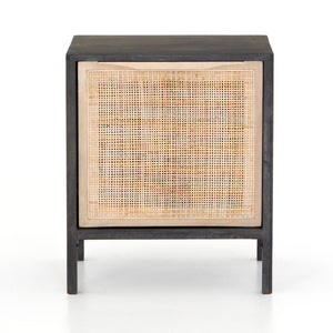 Melbourne Nightstand - Black & Natural