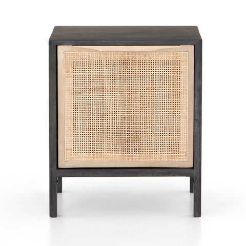 Melbourne Nightstand - Black & Natural