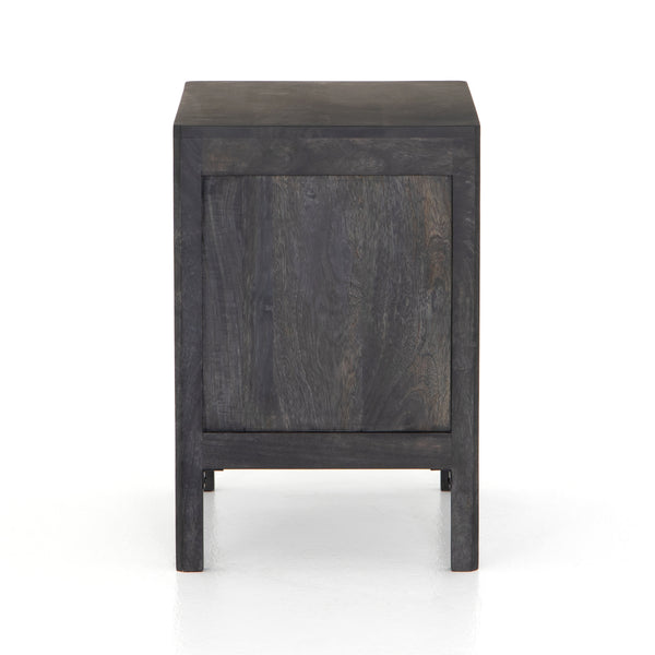 Melbourne Nightstand - Black & Natural