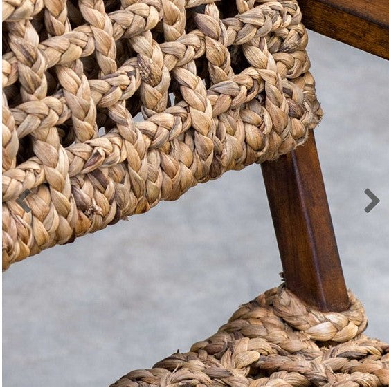 Remi Woven Accent Chair - Pecan