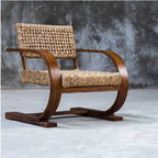 Remi Woven Accent Chair - Pecan