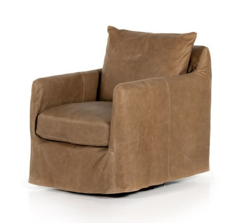 Sarah Swivel Chair - Leather